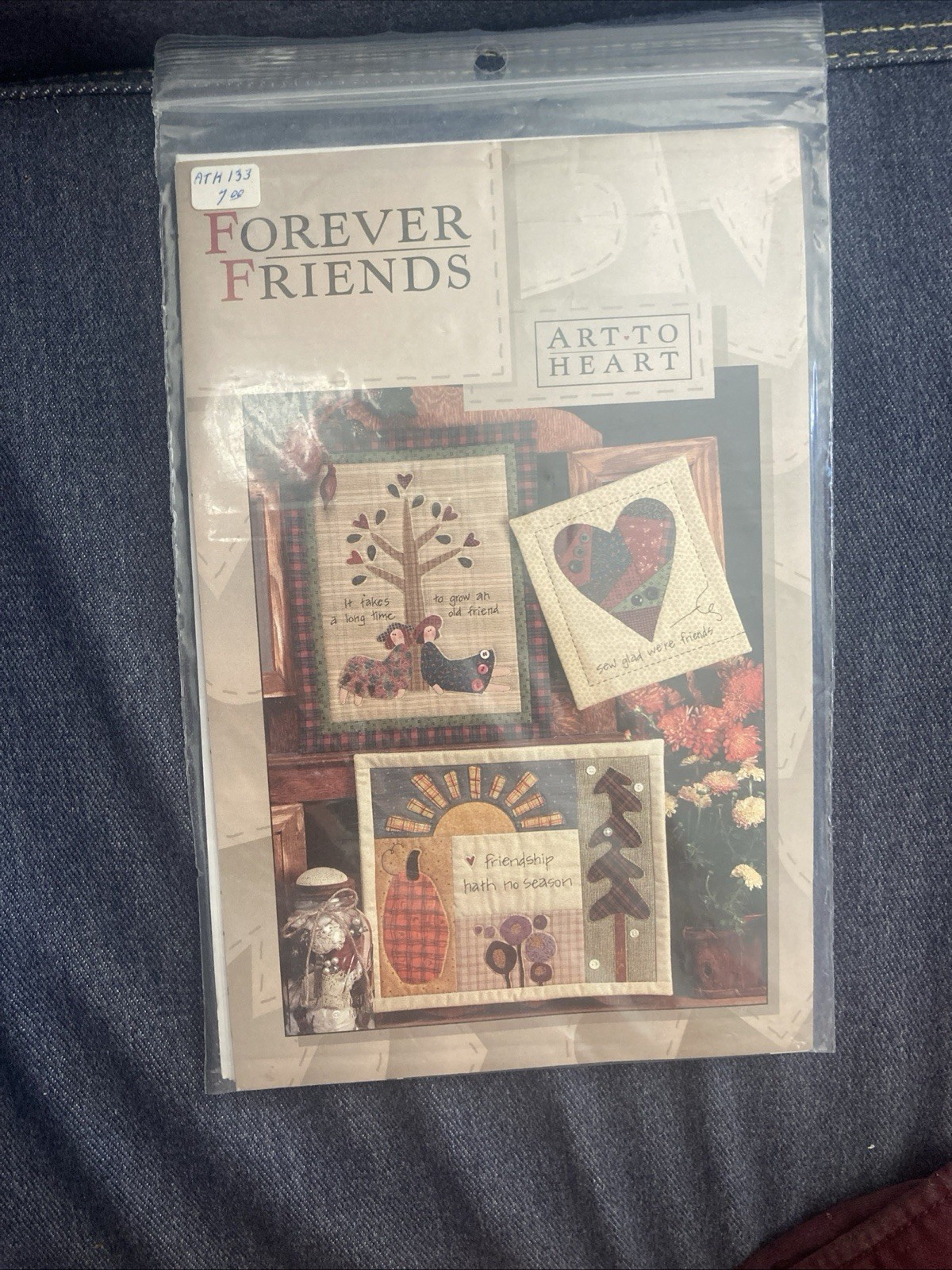 “Art too Heart” Quilted Patterns - FOREVER FRIENDS - 3 Quilts, 3 Sizes