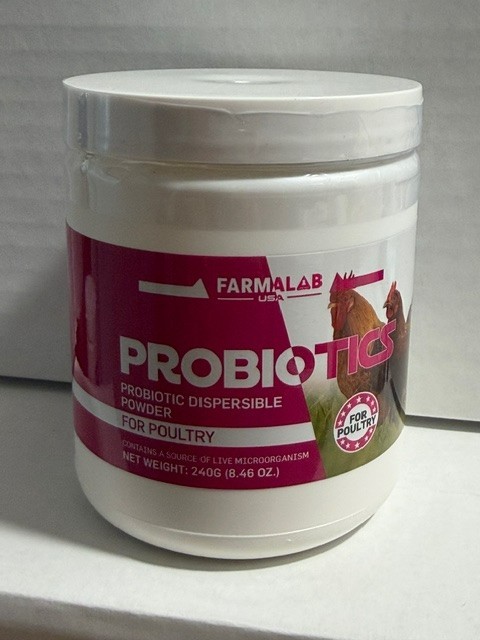 FARMALAB PROBIOTICS powder for poultry-ALL BIRDS  240 GRAMS