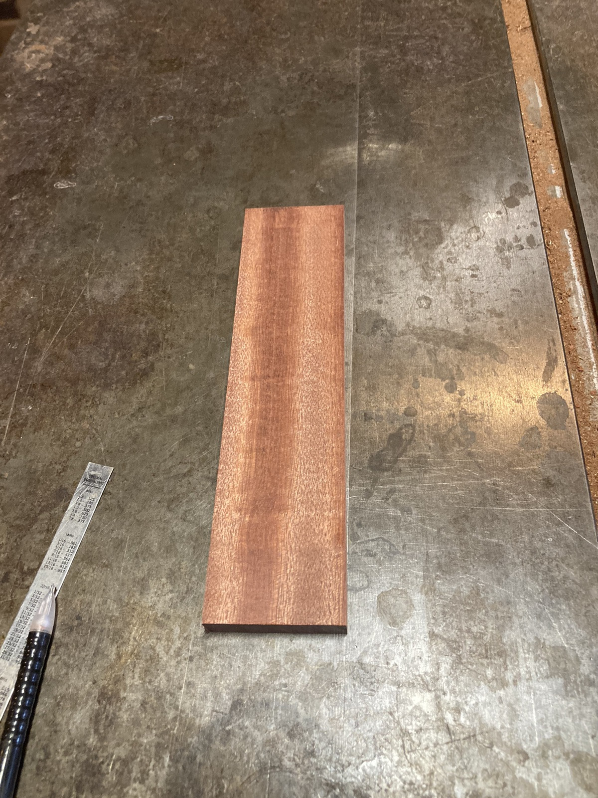 Tiete Rosewood bridge blank - 8"  X 2" X 1/2"