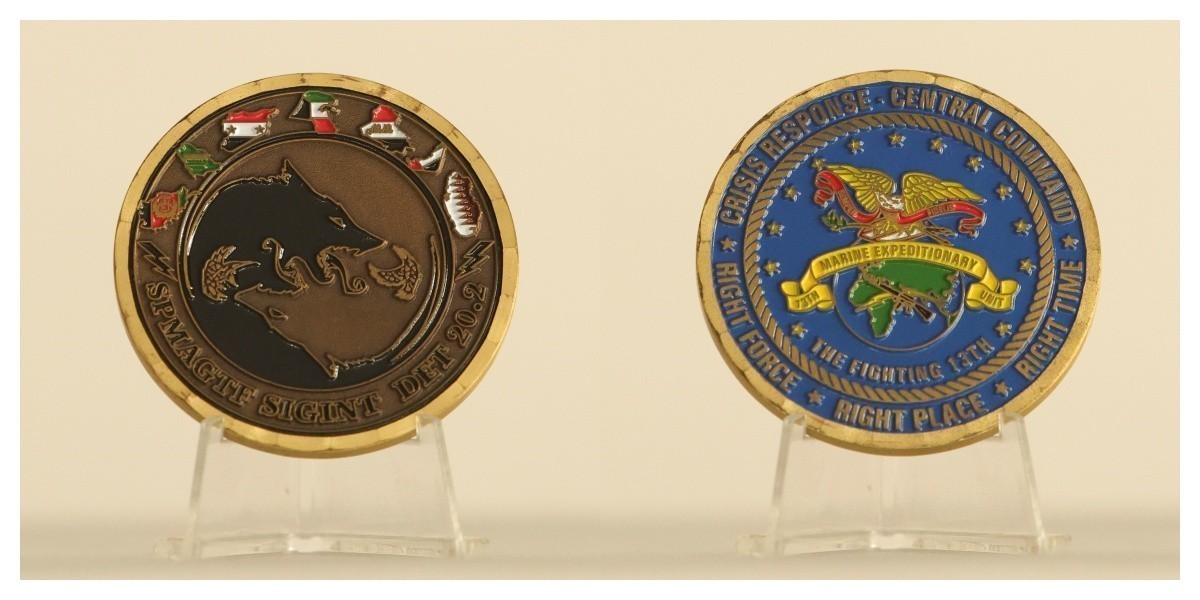 The Fighting 13th Marine Expeditionary Unit Crisis Response Challenge Coin  1#17