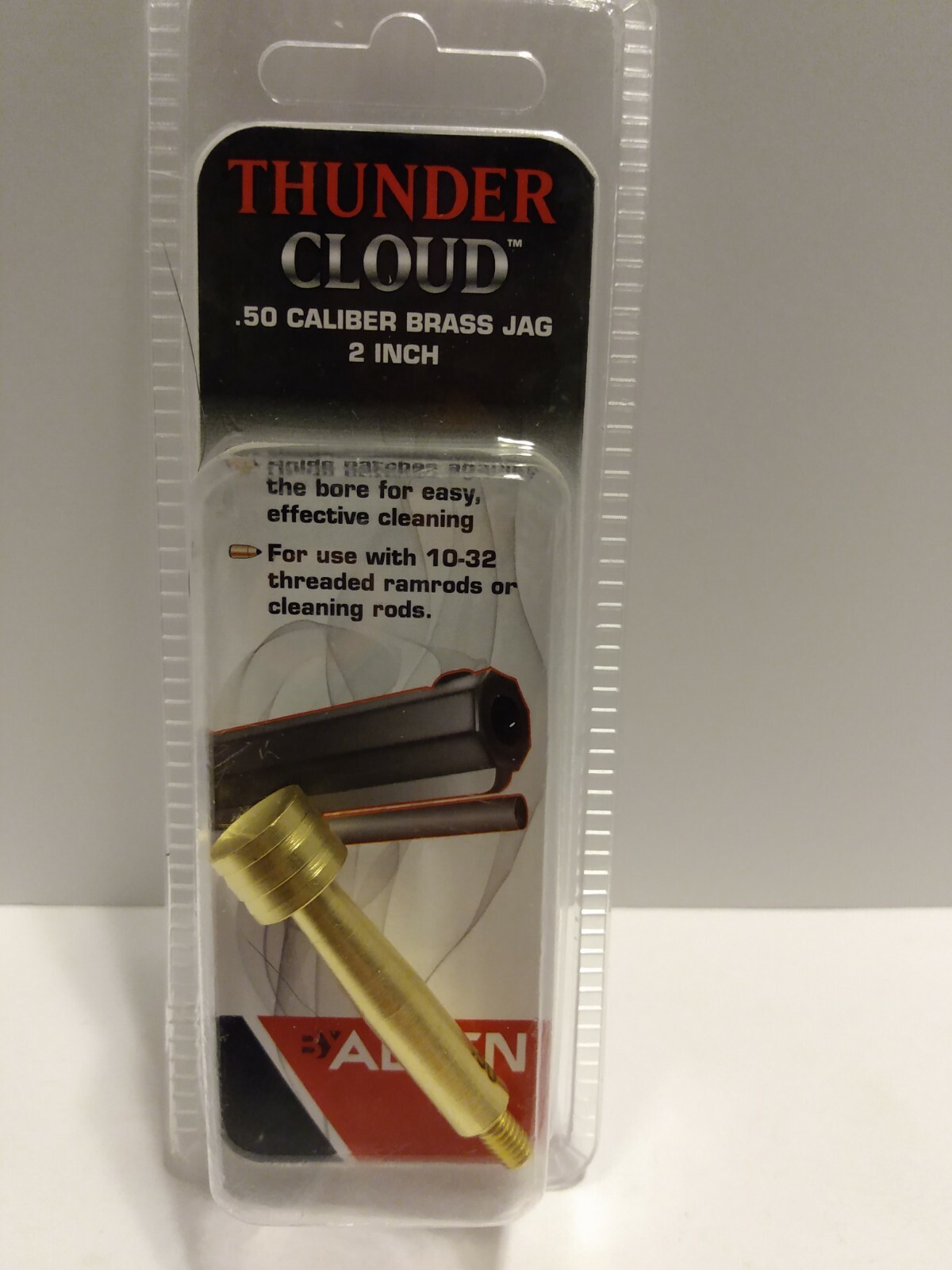 Allen Thunder Cloud .50 Caliber Brass Jag 2 Inch with 10-32 Threads 87135A