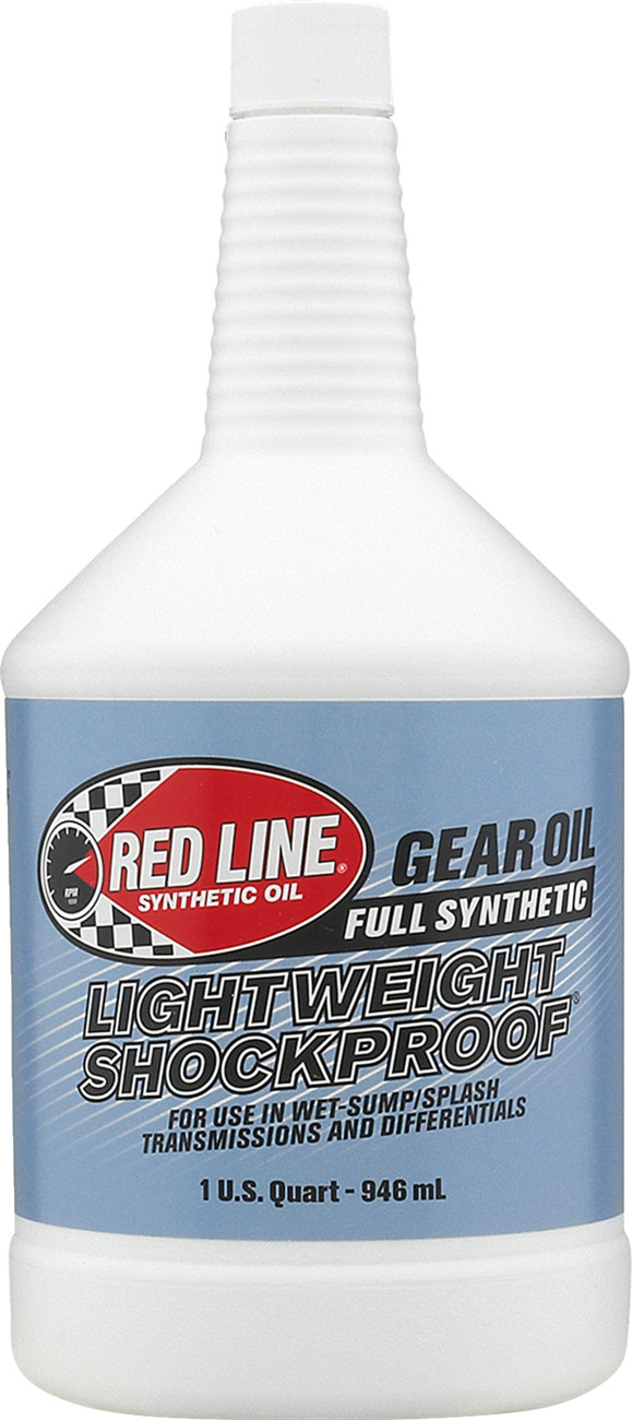 RED LINE SYNTHETIC OIL Lightweight Shockproof Gear Oil 1 Quart - Part 58404
