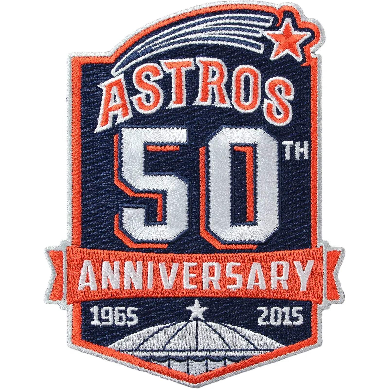 2015 1965 Houston Astros 50TH Anniversary Season Jersey Emblem Logo Sleeve Patch