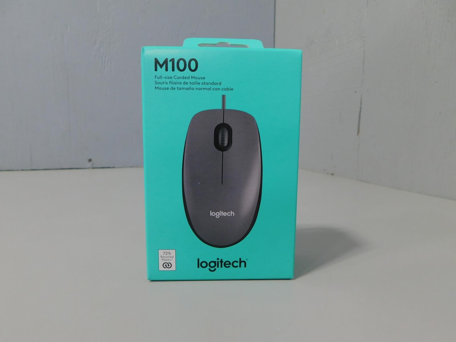 Logitech M100 Mouse - Corded USB Mouse