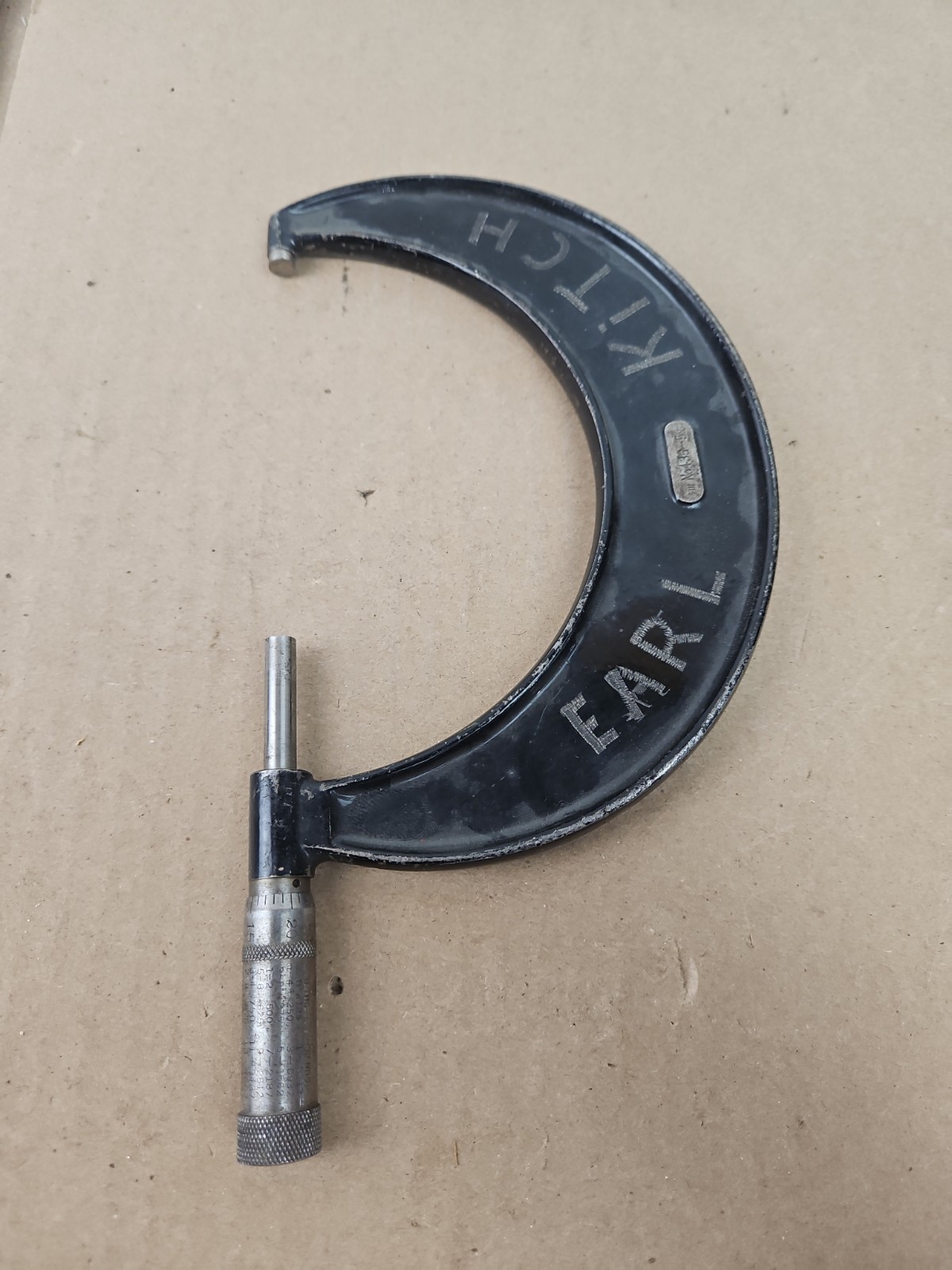 Vg Starrett 436 Outside Micrometer 4 - 5 Inch