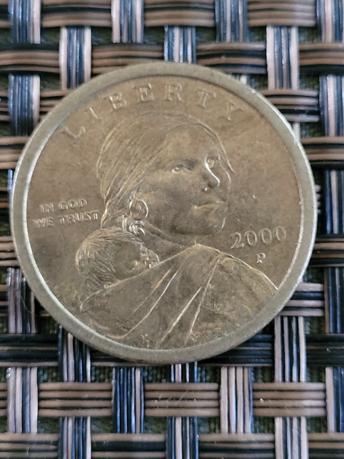 2000-P Sacagawea Golden Dollar Coin Circulated