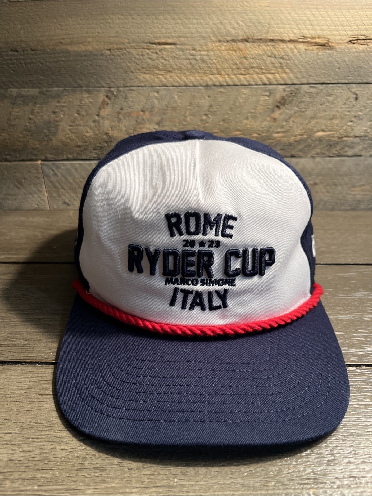 Ryder Cup 2023 Limited Edition New Era Marco Simone Snapback Golfer Hat Cap