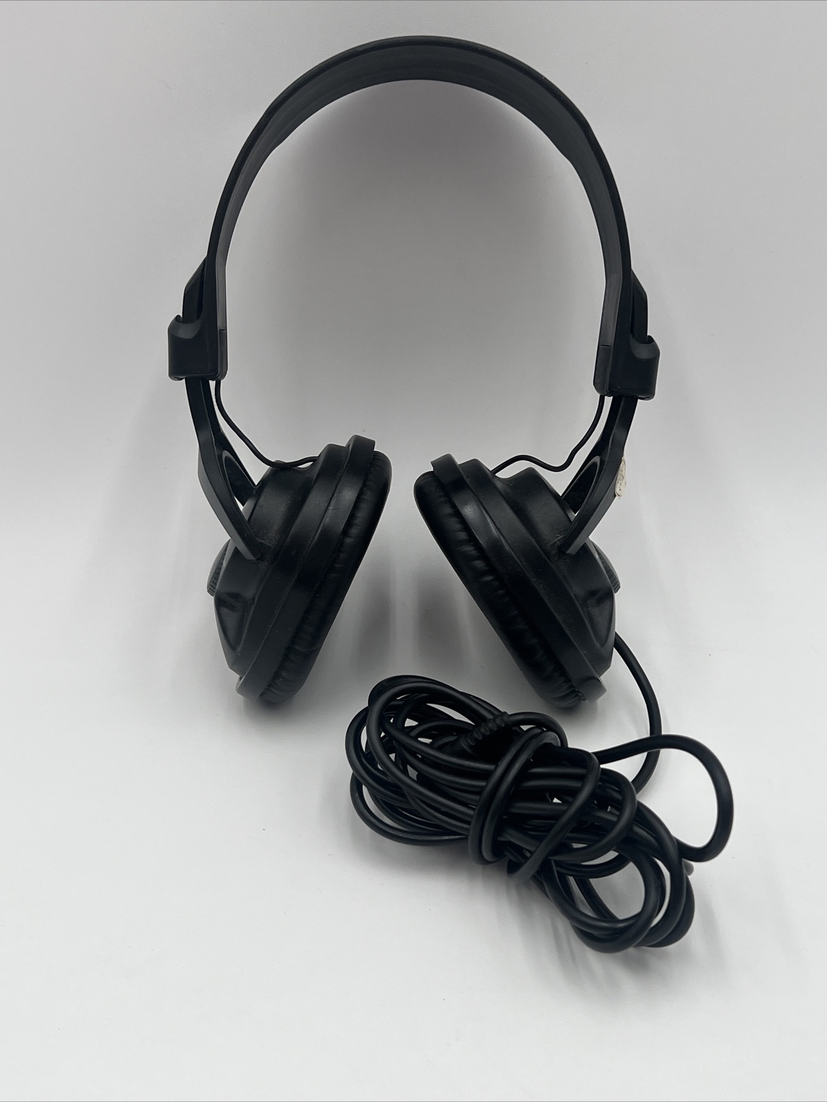 Vtg KLH KHP-200V Digital Stereo Monitor Head Phones Black Adjustable
