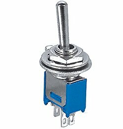 CYGUSA Sub-Mini Toggle Switch SPDT Center Off 3 Amp