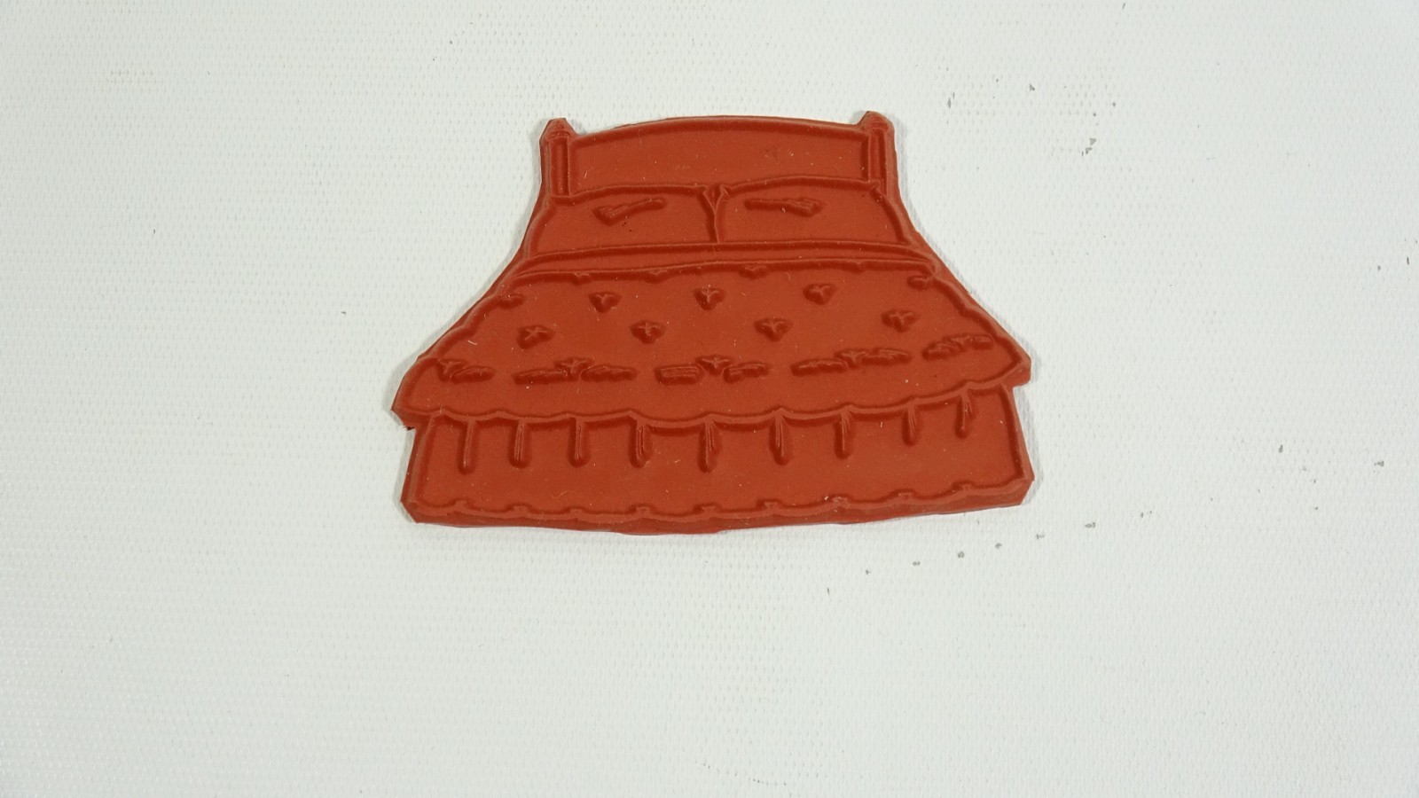 A Lota Bugs Big Comfy Bed Rubber Stamp