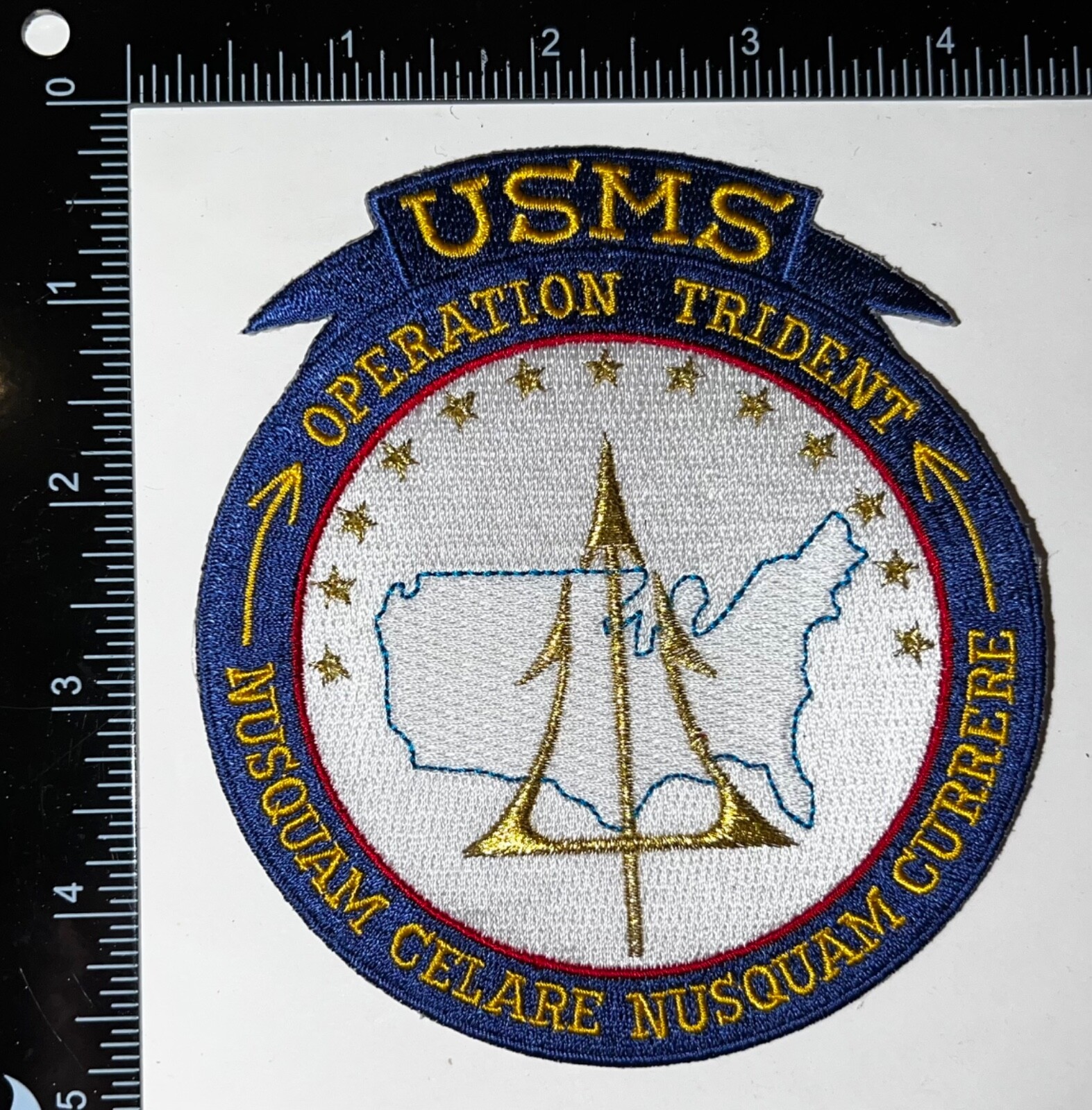 US Marshal Service USMS Operation Trident Patch