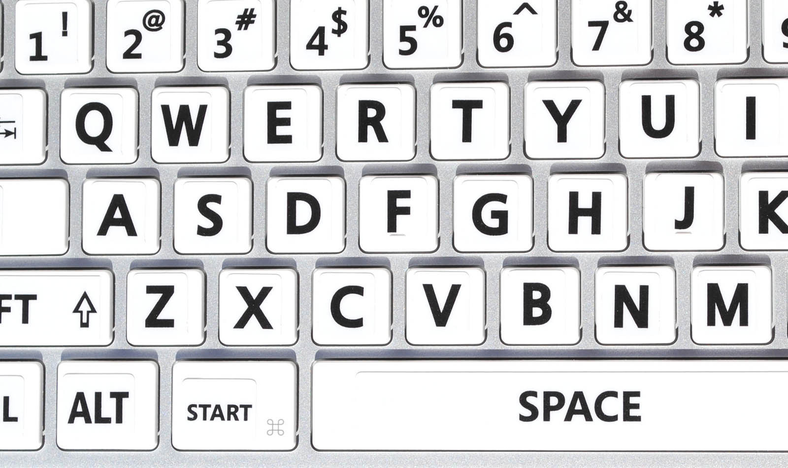 English US Large Letters Keyboard Stickers White background Online-Welcome