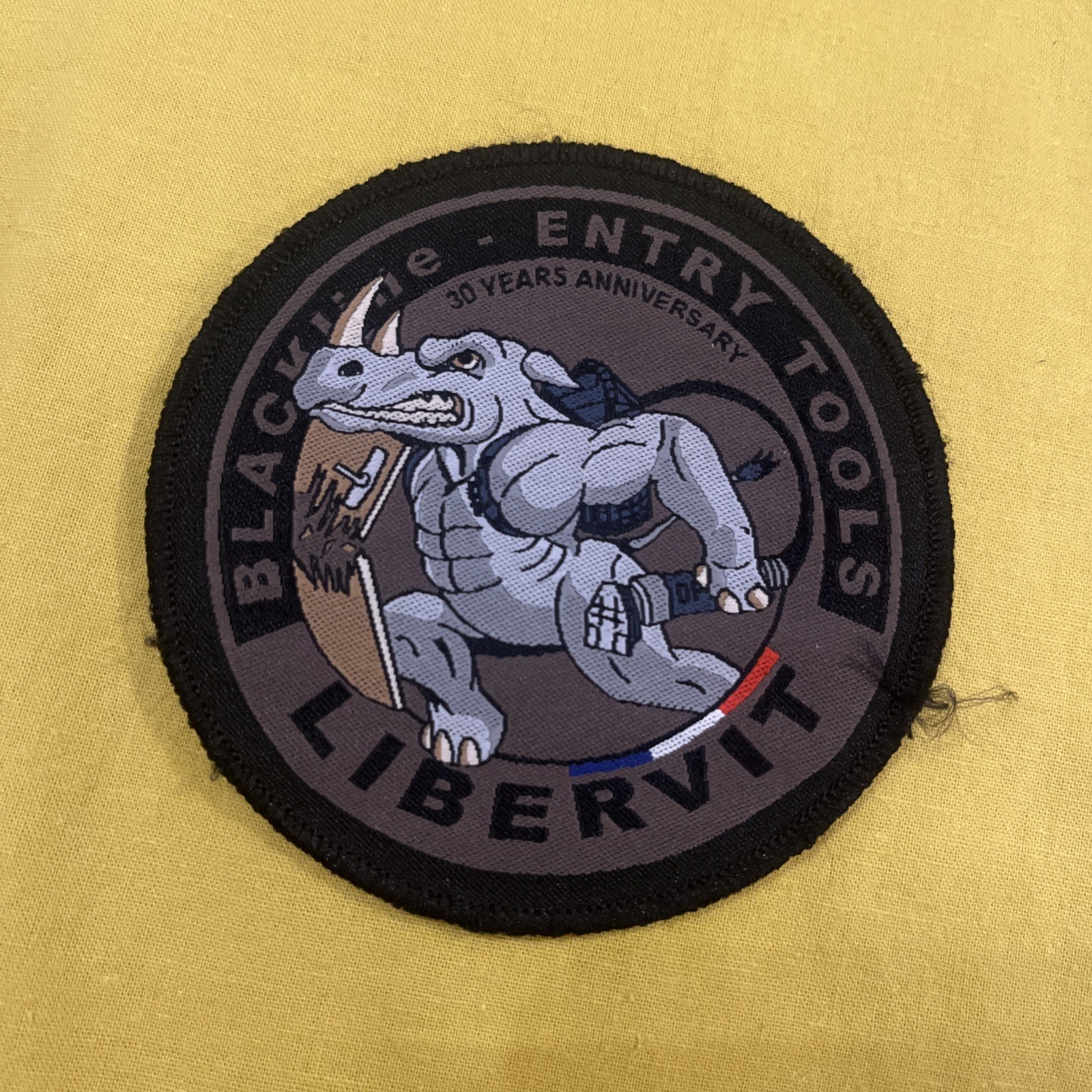 Rare LIBERVIT BlackLine Entry Tools 30 Years Anniversary Tactical Patch