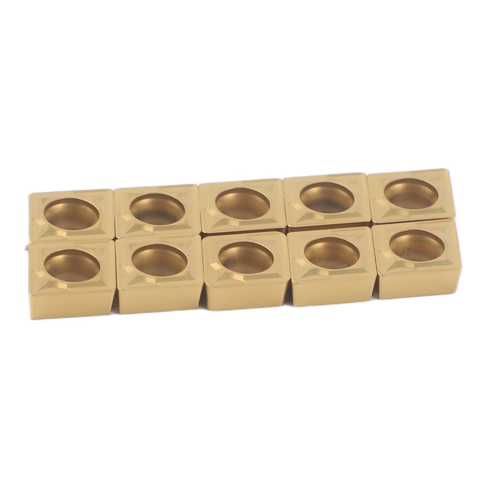 10pcs CCMT060204 Carbide Inserts US735 for CNC Metalworking Applications