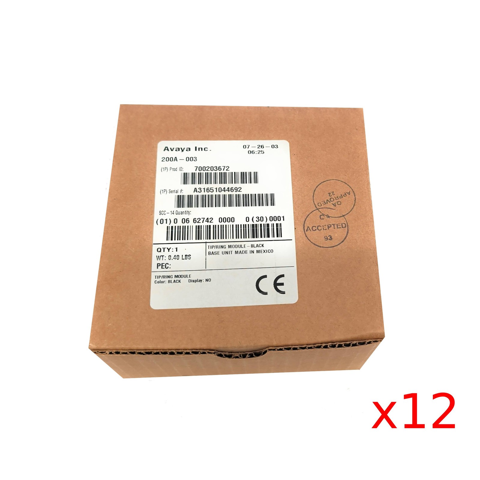 Lot of 12 New Avaya 200A-003 Analog Interface Module for 2420 Digital Phones