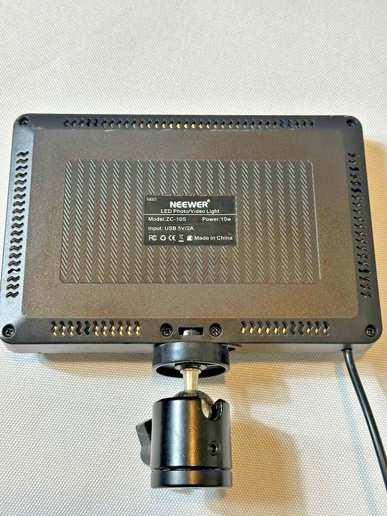 LED photo video light 10w multiple brightness levels