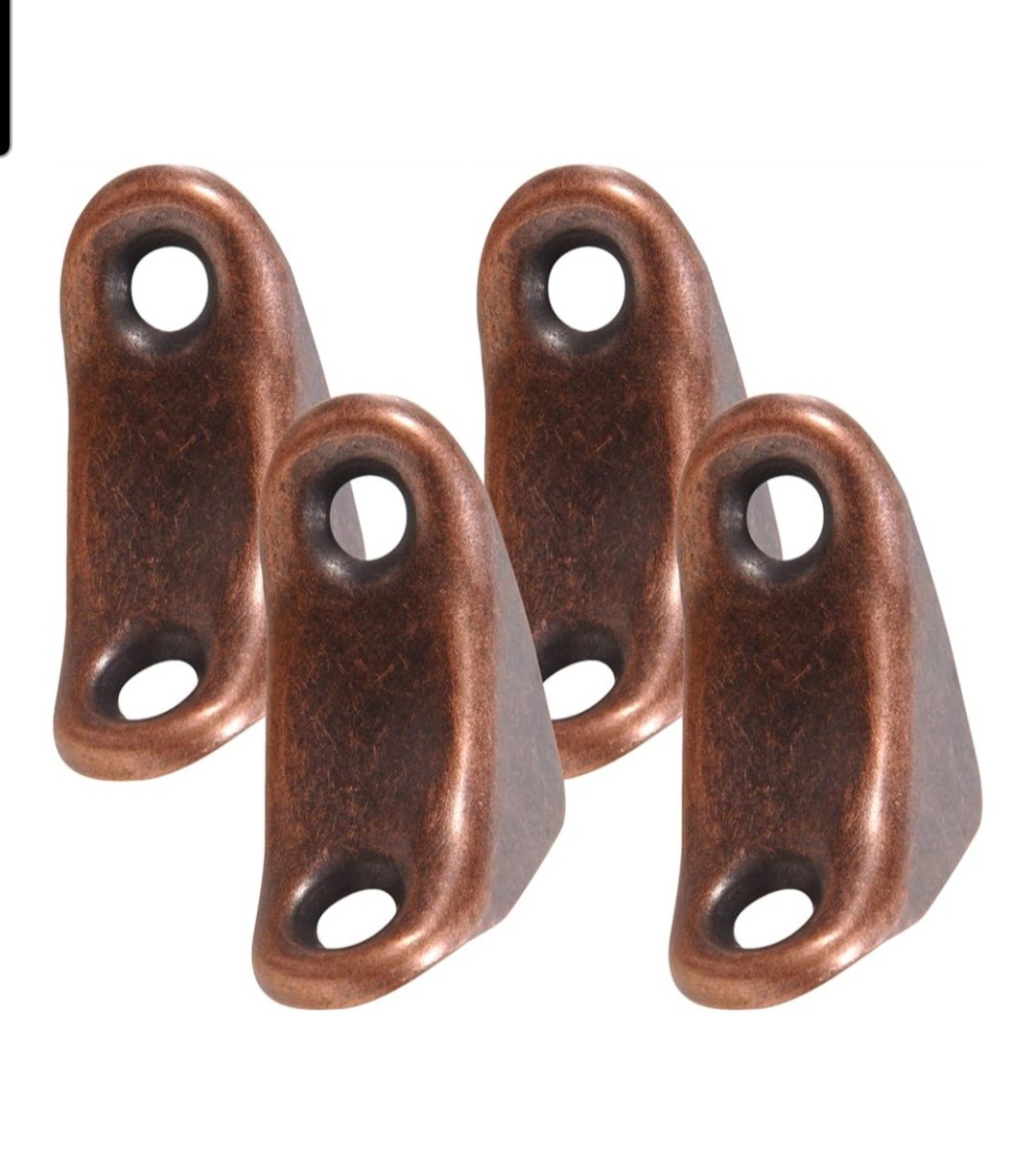 lot of 4, HILLMAN- 851691 1 inch Chair Brace, Antique Bronze (4pack) 16 braces