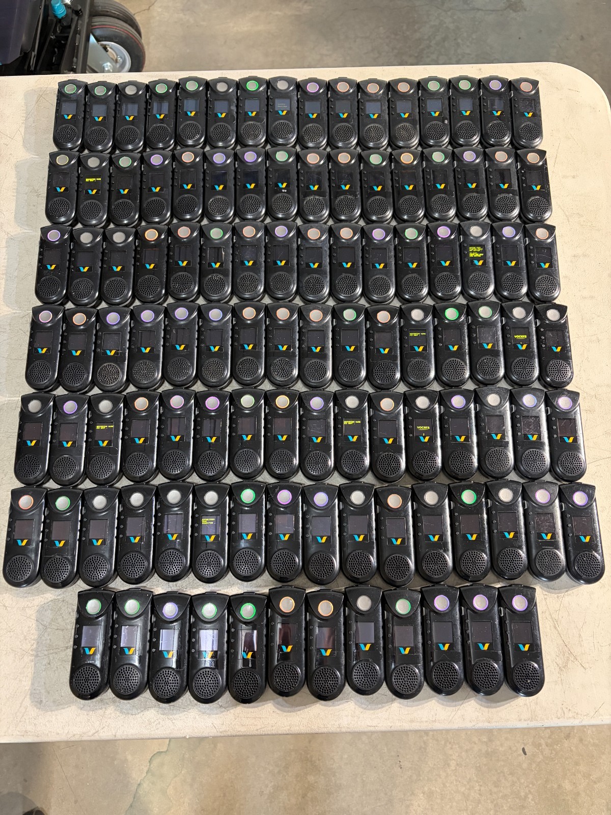 Lot of (108) Vocera B3000n Badge B 3000n Communication Badges -- w/ Batteries!