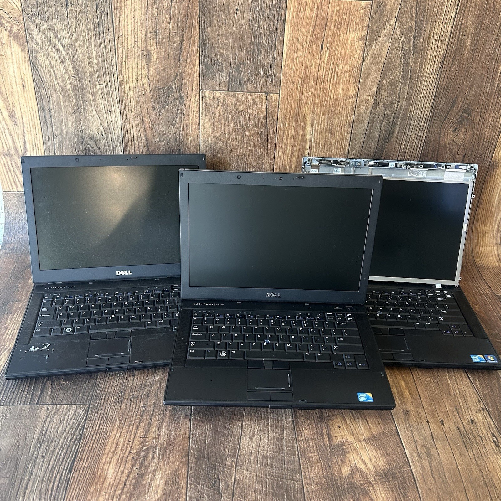 Lot 3 Dell E6410 Laptops For Parts Repair Untested As Is