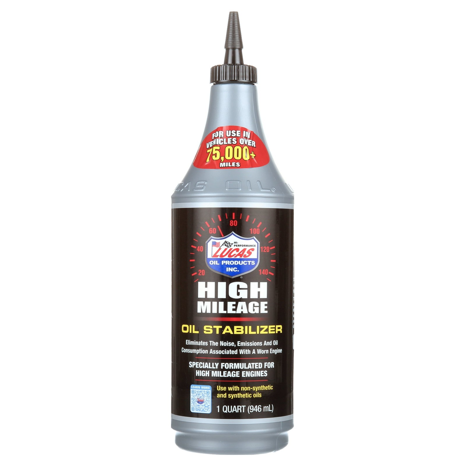 LUCAS OIL 10118 HIGH MILEAGE OIL STABILIZER 32 OZ. BOTTLE - 1 PC