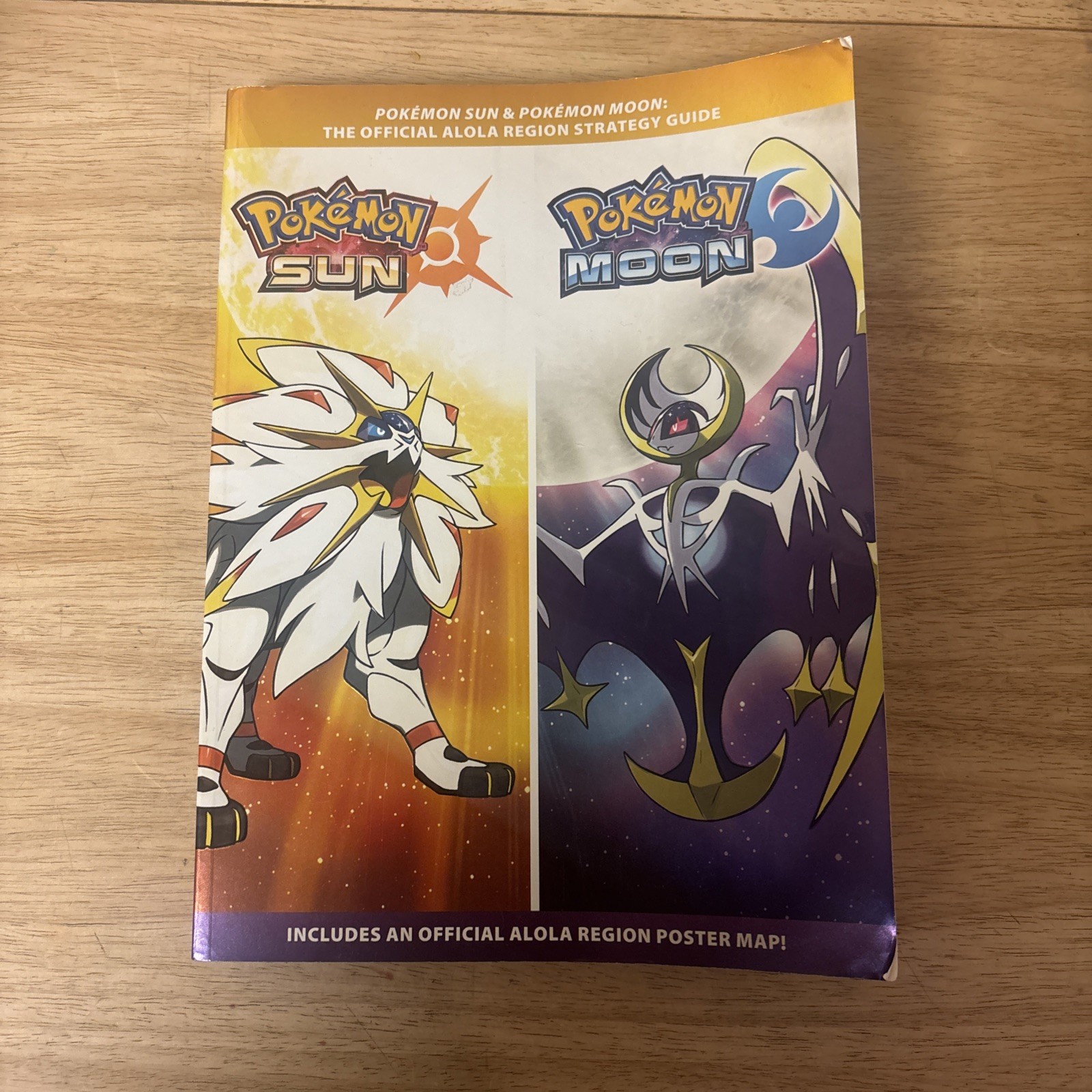 Pokemon Alola Region Strategy Guide Sun and Moon Official Map See Description