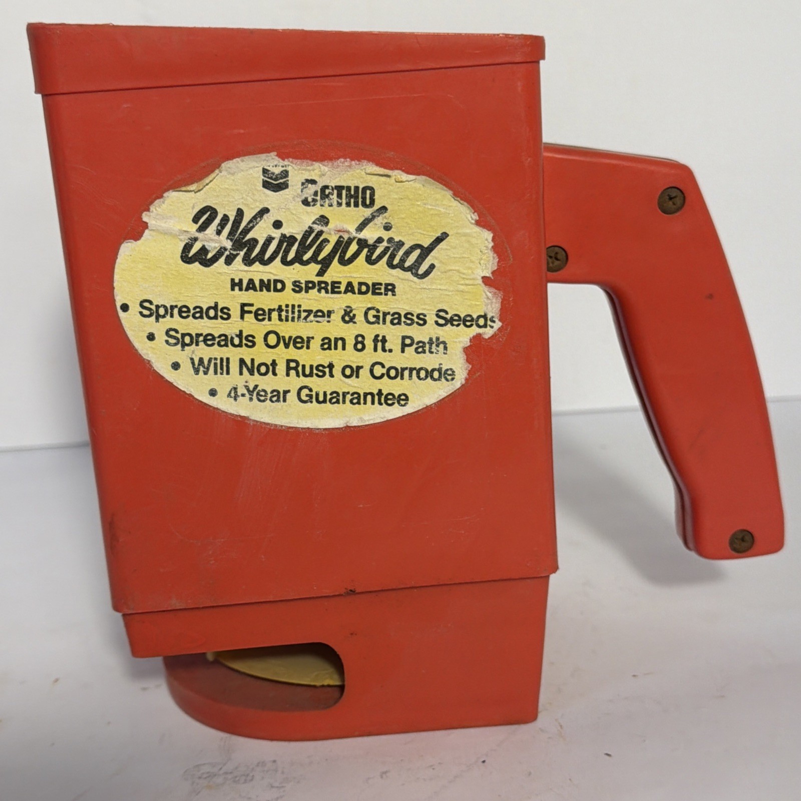Vintage ORTHO Whirlybird Handheld Broadcast Spreader Grass Seed Fertilizer