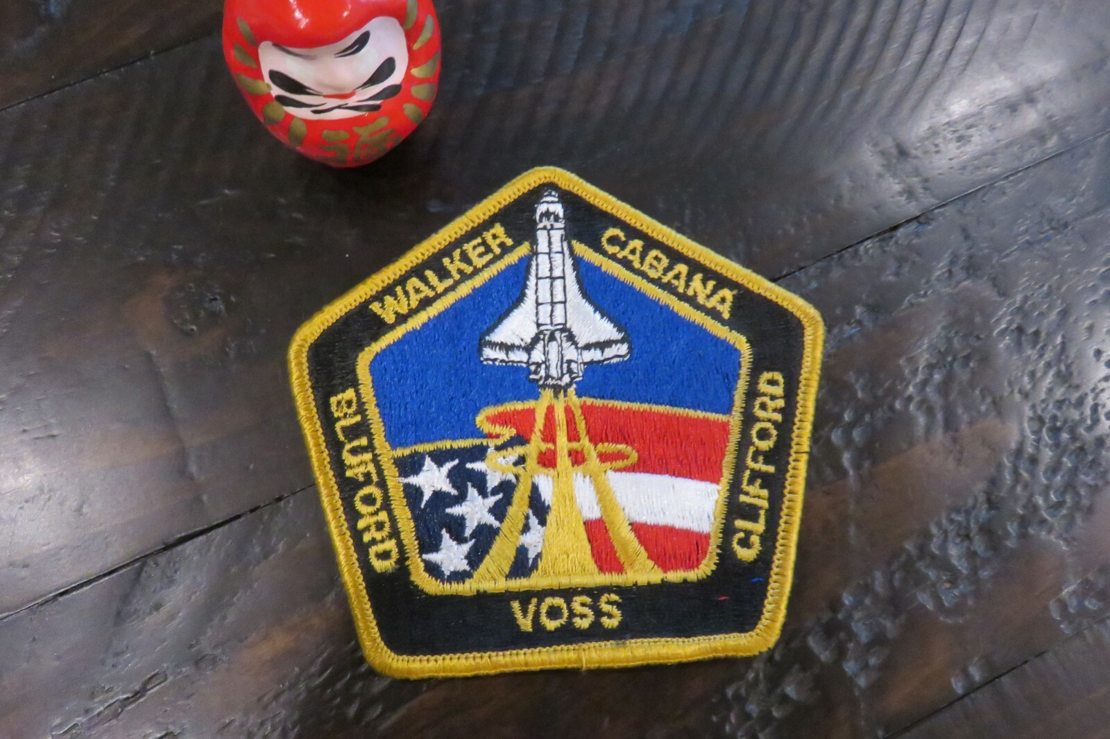 Nasa Space Shuttle patch Walker Cabana Clifford Voss Bluford 4" Wide 1972