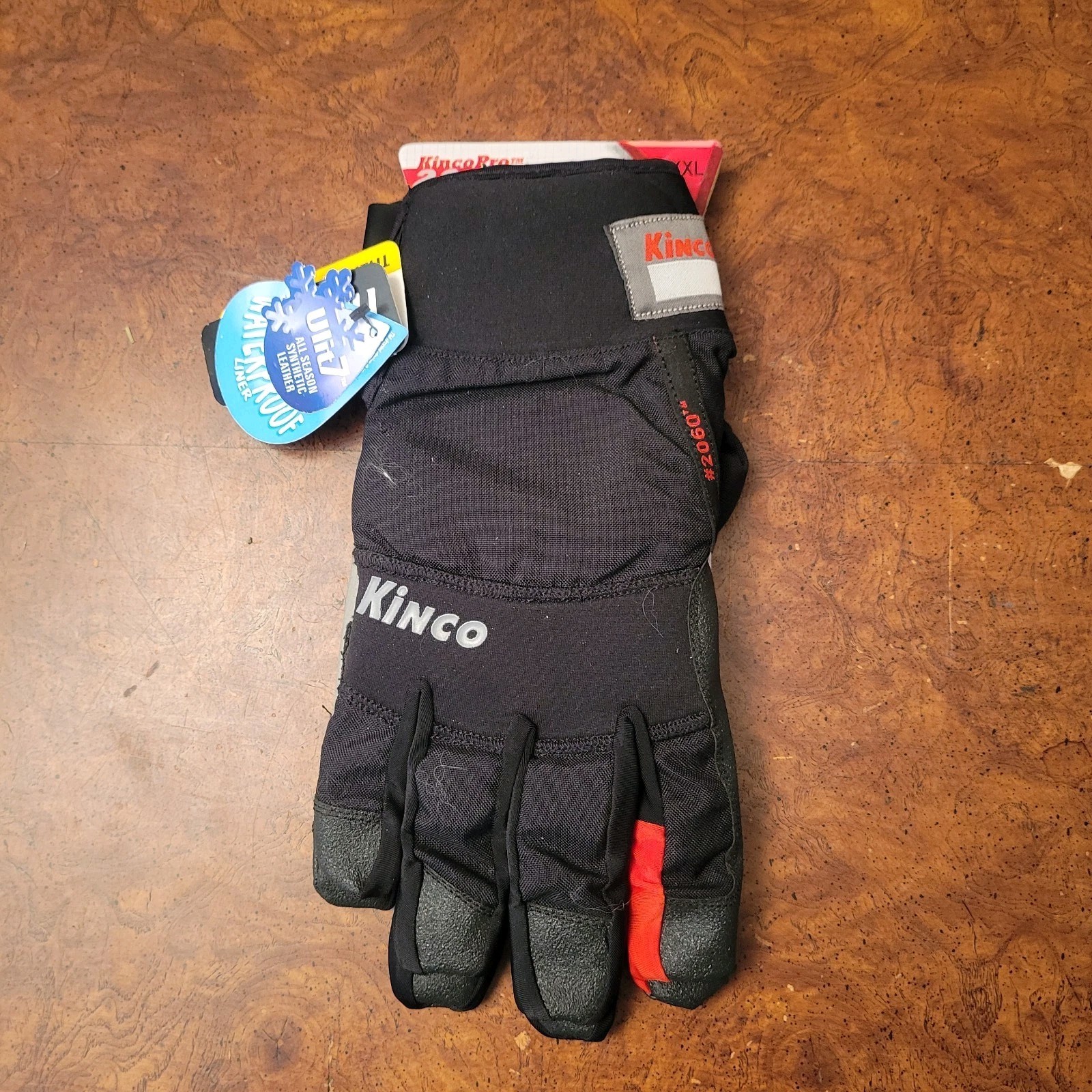 Kinco 2060 Men's Lined Cold Weather Waterproof Gloves w/Thermal Lining, XXL