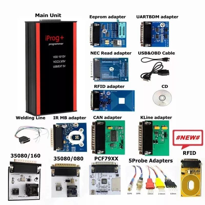 NEW V87 Iprog+ Plus Pro Progarm Full Configuration Supports IMMO Mileage/Correct