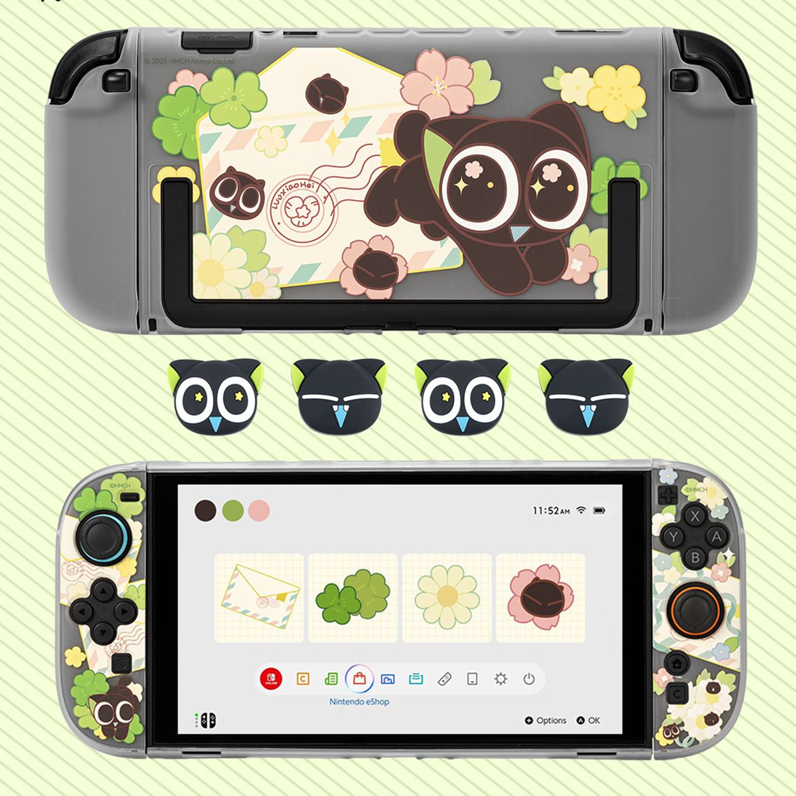 GeekShare Protective Case for Nintendo Switch 2 2025 Joy Con Cover Thumb Grips