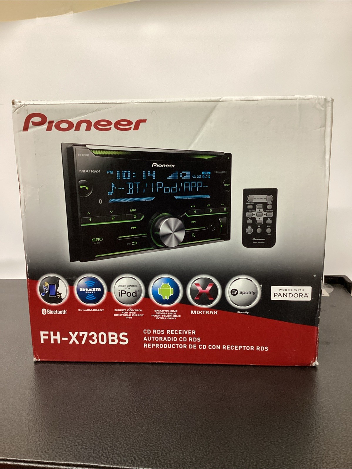 NEW Pioneer FH-X730BS 2-DIN Car Audio Receiver – CD, Bluetooth