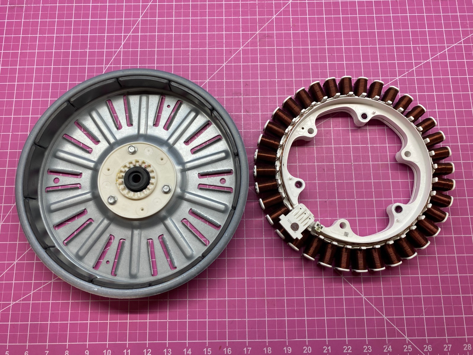 LG Washer Rotor Stator Motor Assembly P# AJB76315015 AHL76195103
