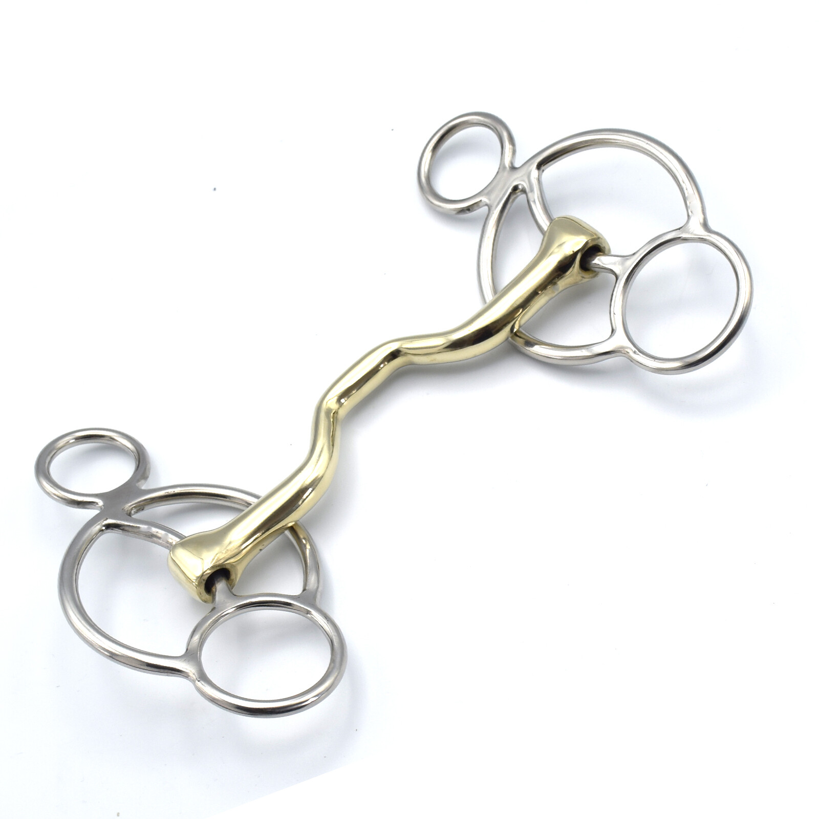 3 Ring Gag Horse Mouth Bit - 5.5 Inch