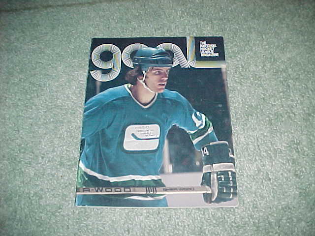 1977 Colorado Rockies v Vancouver Canucks Hockey Program 10/8 Played in Phoenix