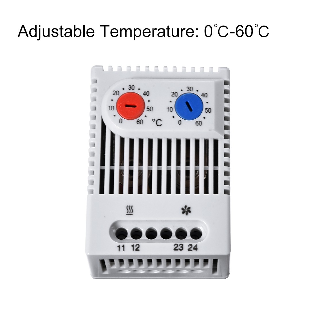 Mechanical Thermostat 0-60℃ Compact NC NO Temperature Controller Switch