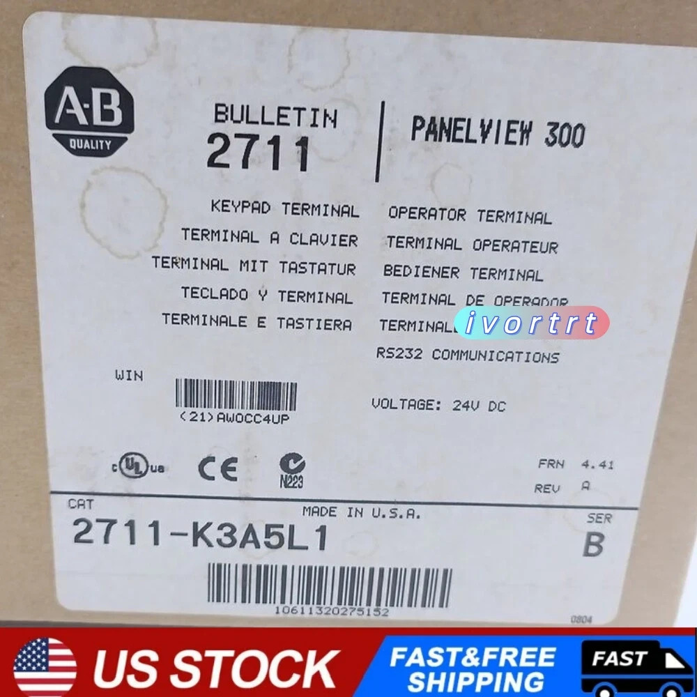 Brand New unopened A-B 2711-K3A5L1 Best Quality PanelView Fast ship US STOCK