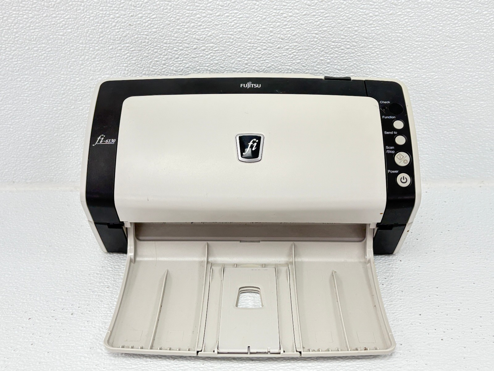 PRE OWNED | Fujitsu fi-6130 Duplex Document Scanner Only - White No Pwr Adapter