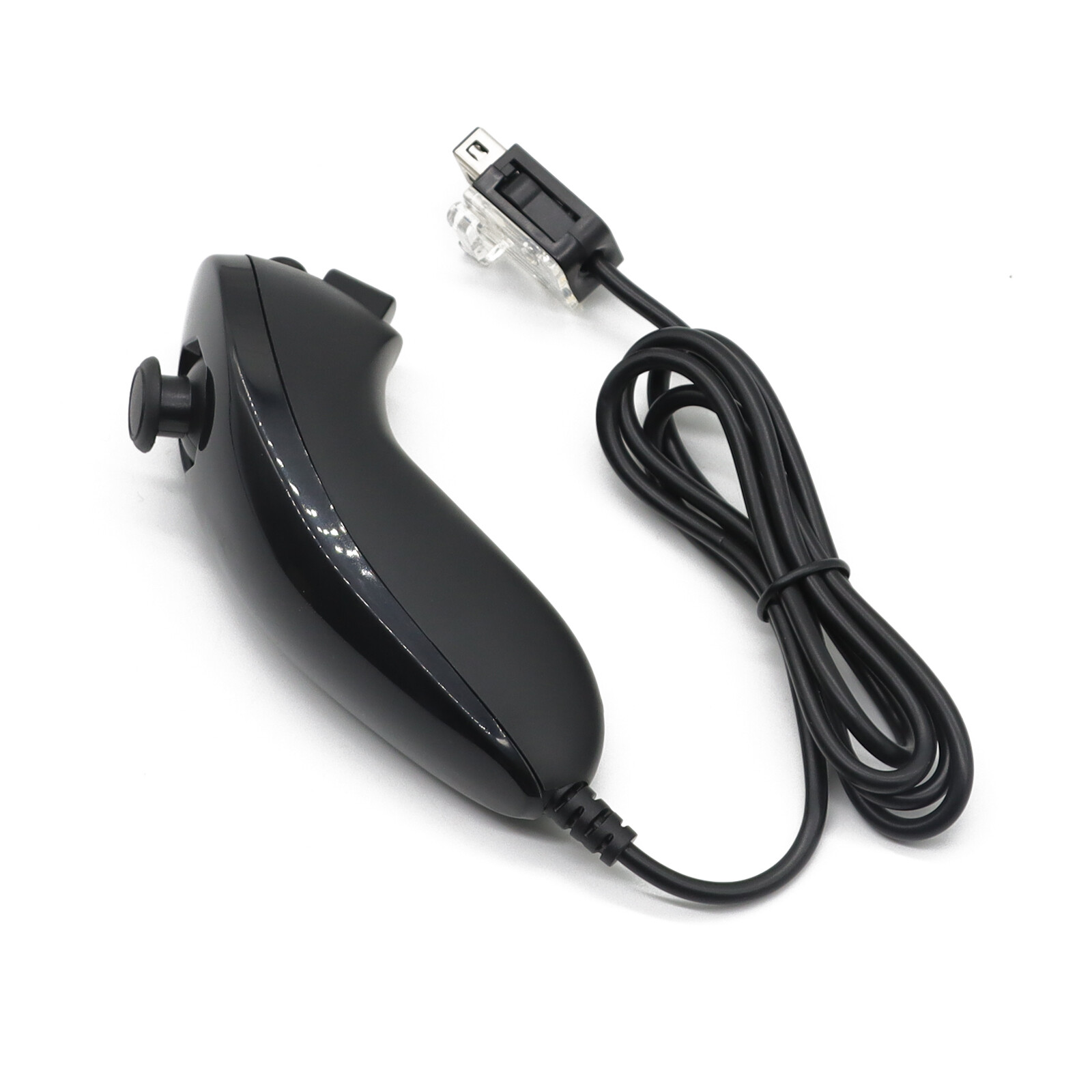 2 Pack Wii Nunchuck Controller Black White for Nintendo Wii / Wii U