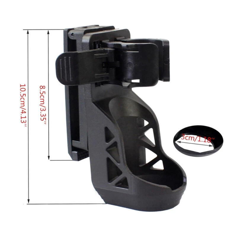 Tactic Flashlight Holsters Rotatable Lever Side Lock Quick Torch
