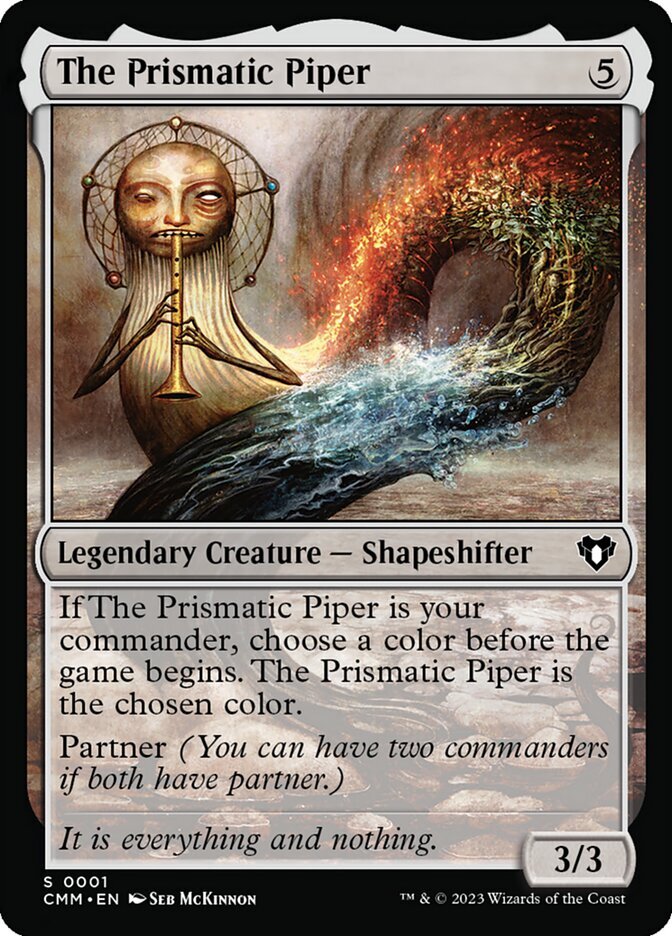 MTG Magic the Gathering The Prismatic Piper (1/1173) Commander Masters NM