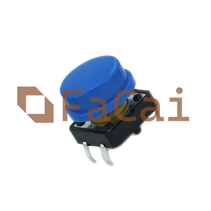 10PCS New B3F Tactile Switch Key Button Switch 12x12x7.3mm Blue M