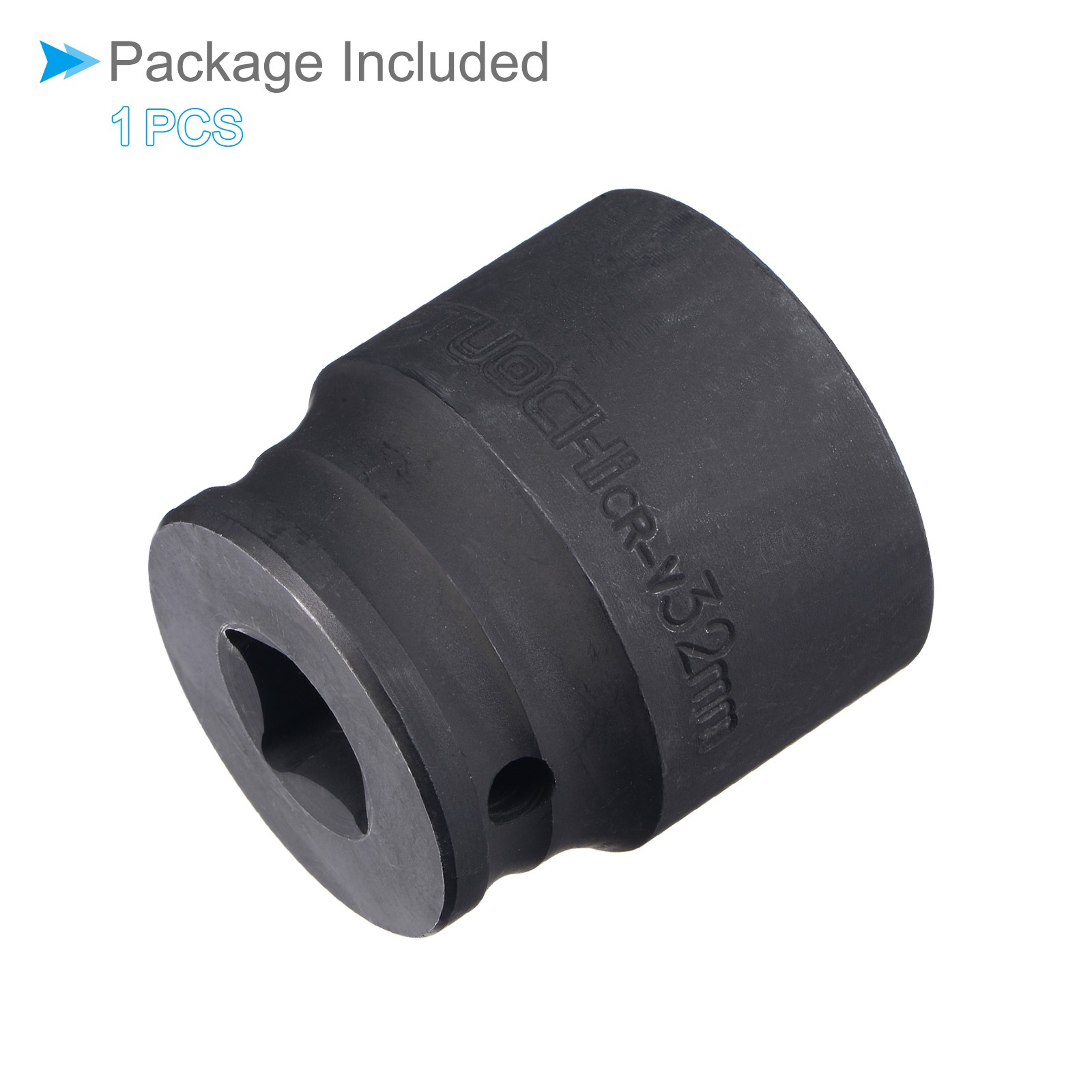 Deep Impact Socket 1/2 Inch Drive 6-Point 32mm CR-V Metric Deep Sockets