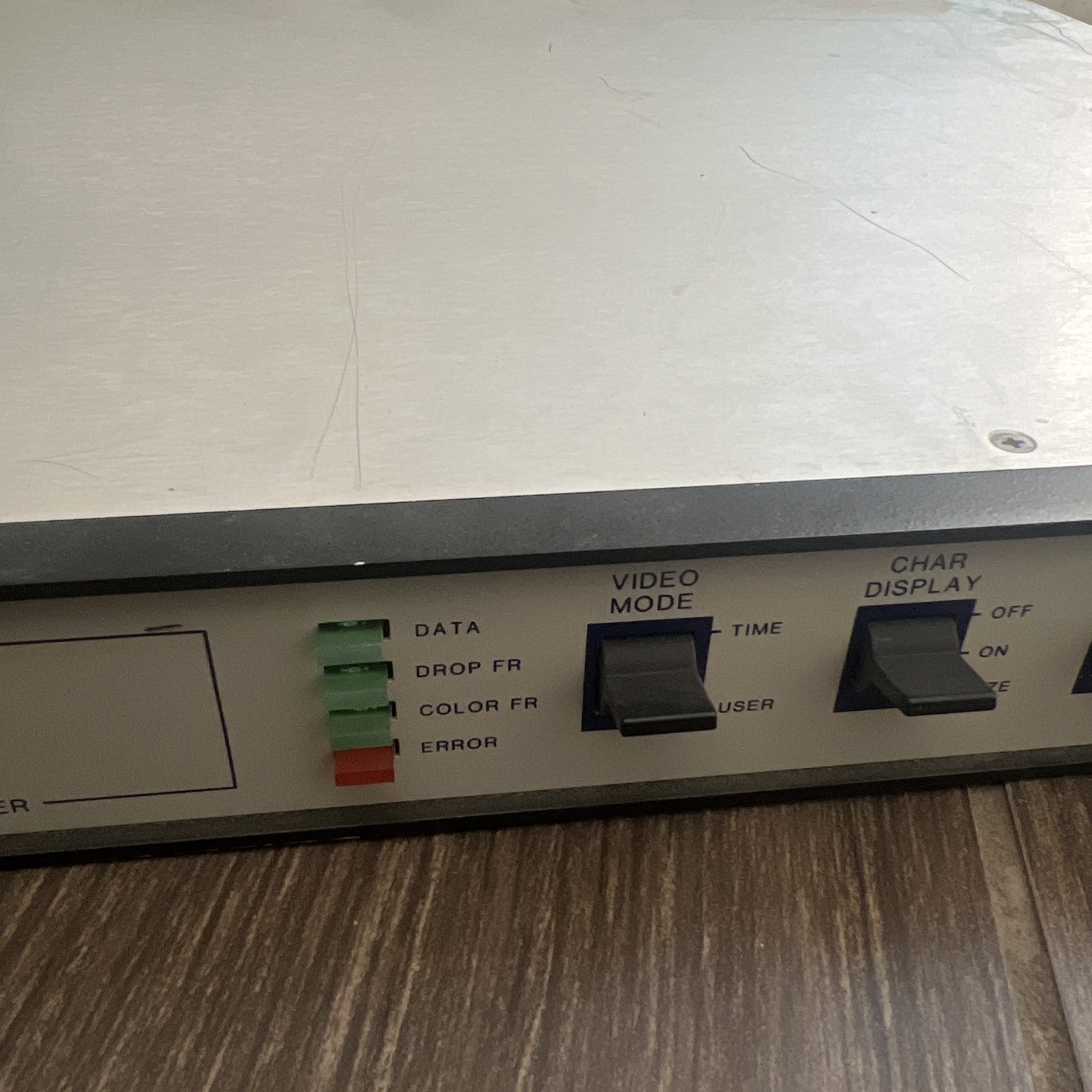 Cipher Digital Time Code Reader 735V Audio Video Equipment