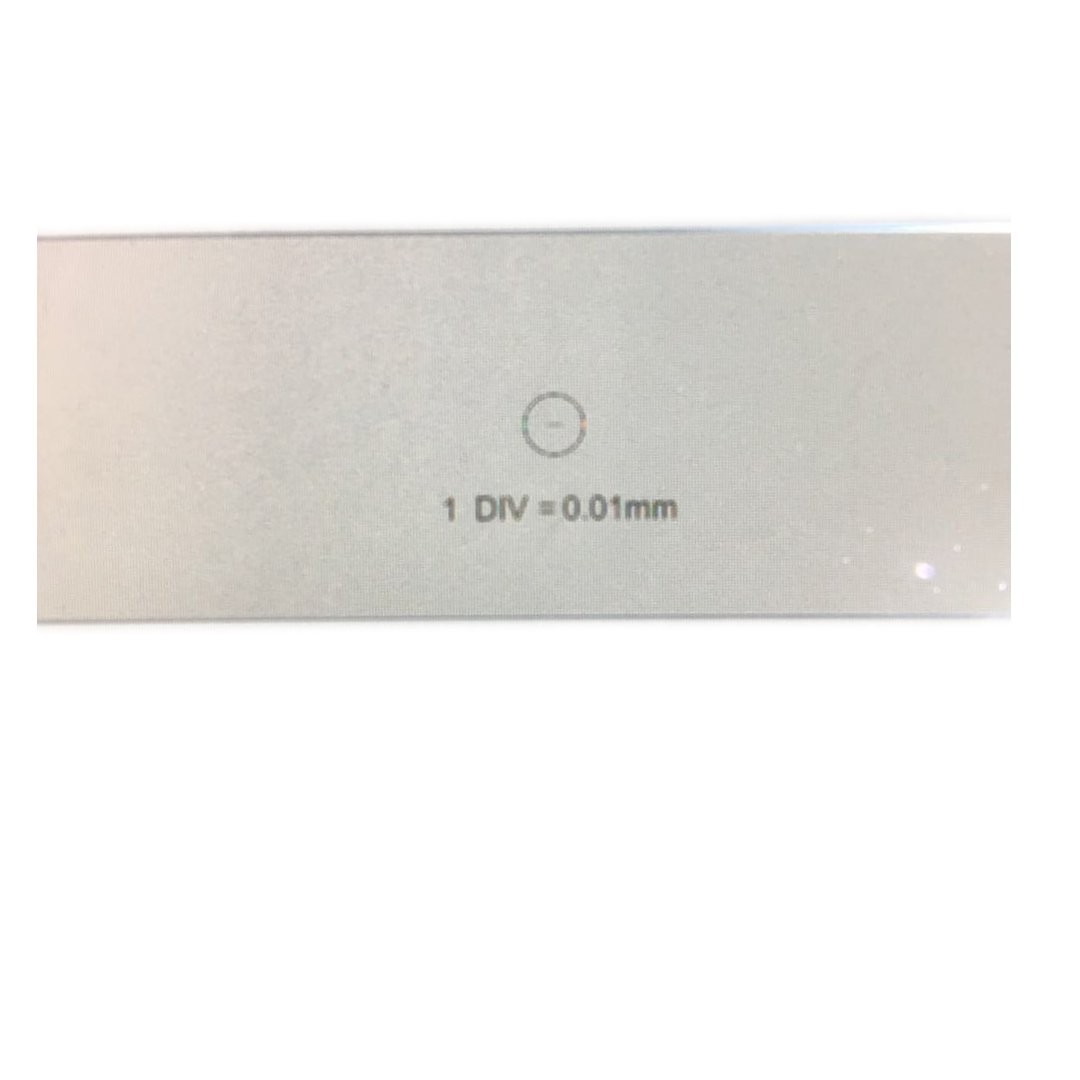 0.01mm Stage Micrometer Microscope Camera Calibration Slide
