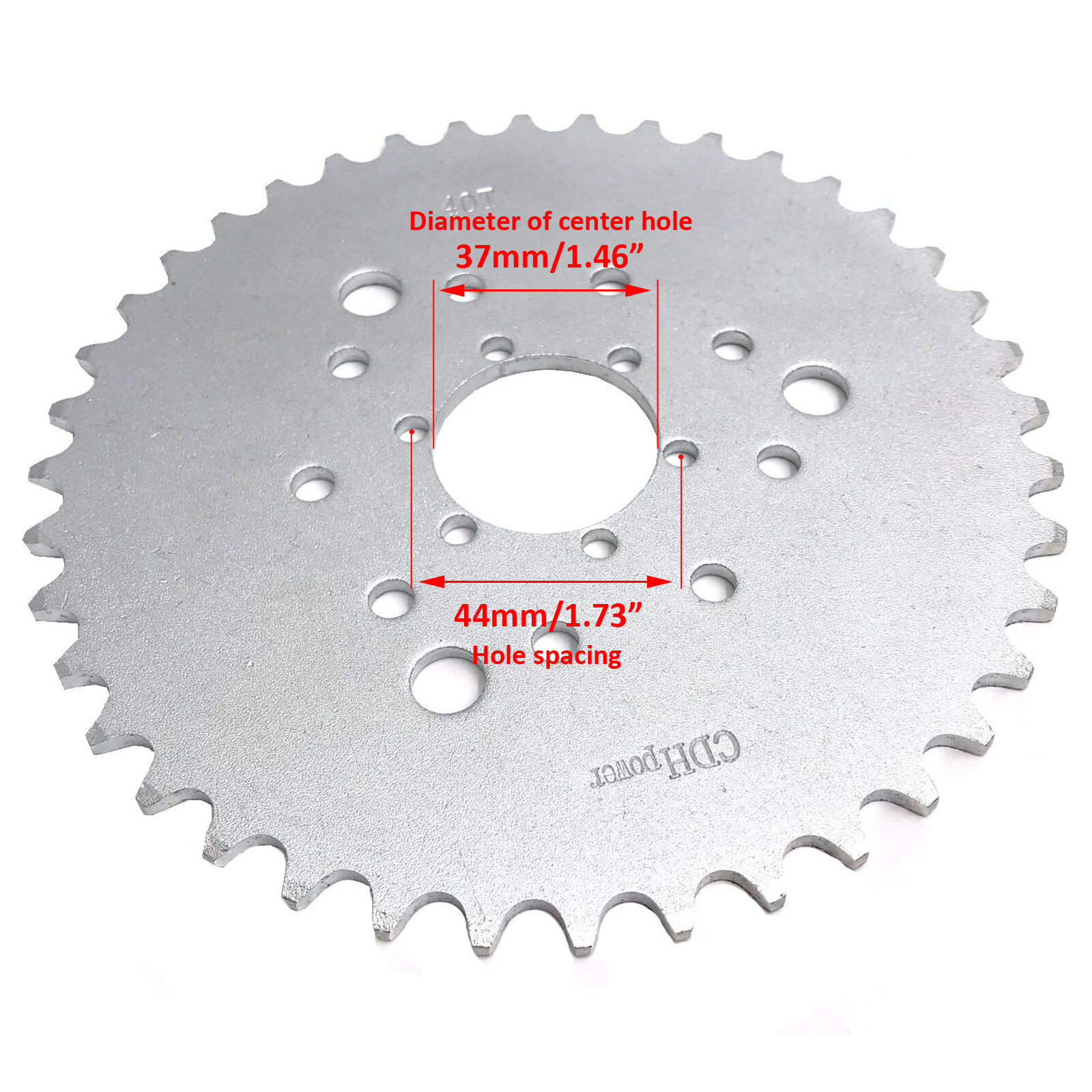 DONSP1986 Hub Adapter 1" and Multifunctional 36T Sprocket - 2 Stroke Engine Kit