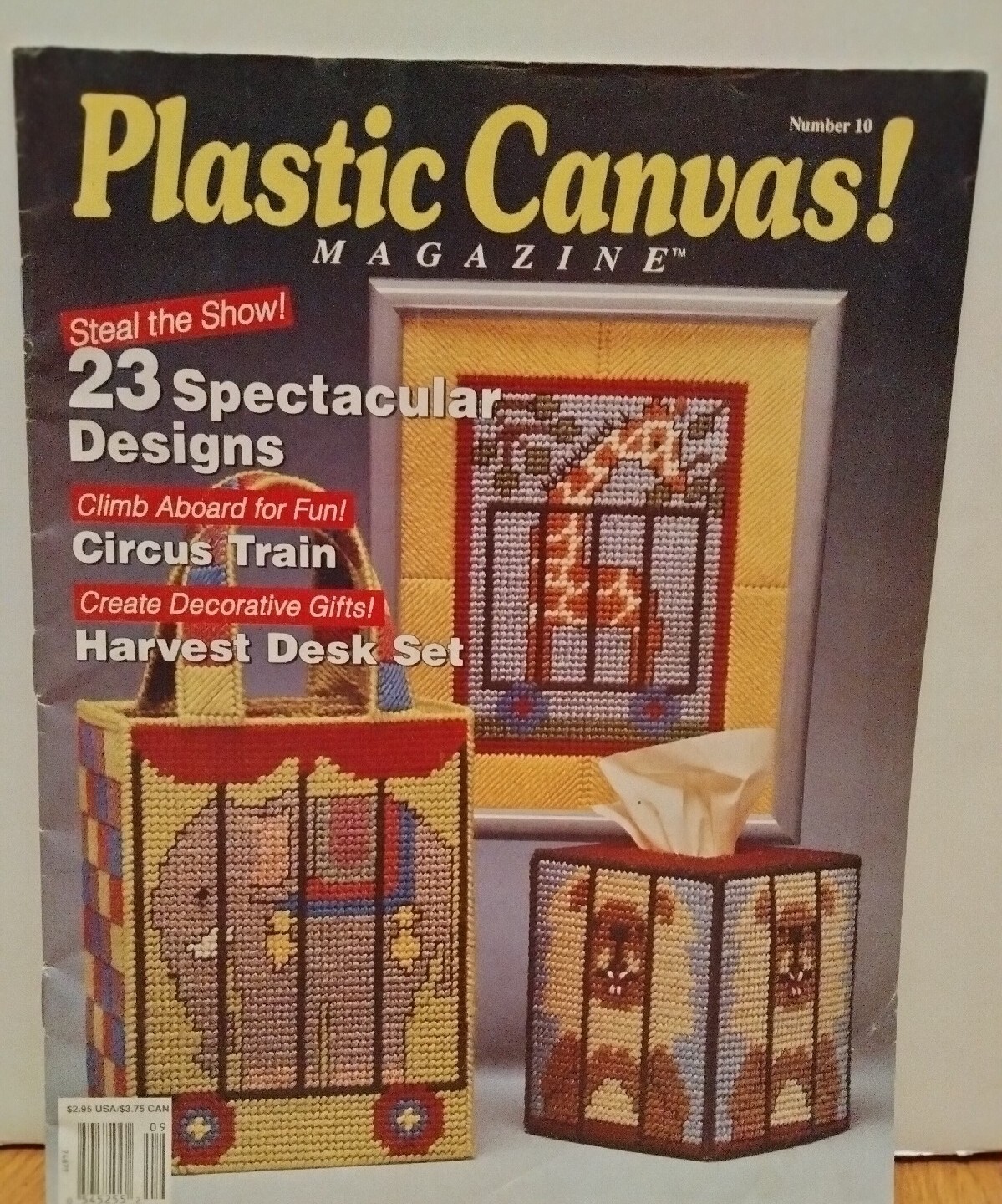 Plastic Canvas Magazine Pattern Book - September/ October 1990 - Issue No. 10