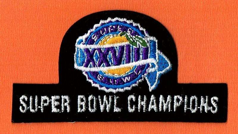 DALLAS COWBOYS SUPER BOWL XXVIII 28 NFL WORLD CHAMPIONS EMBROIDERED PATCH