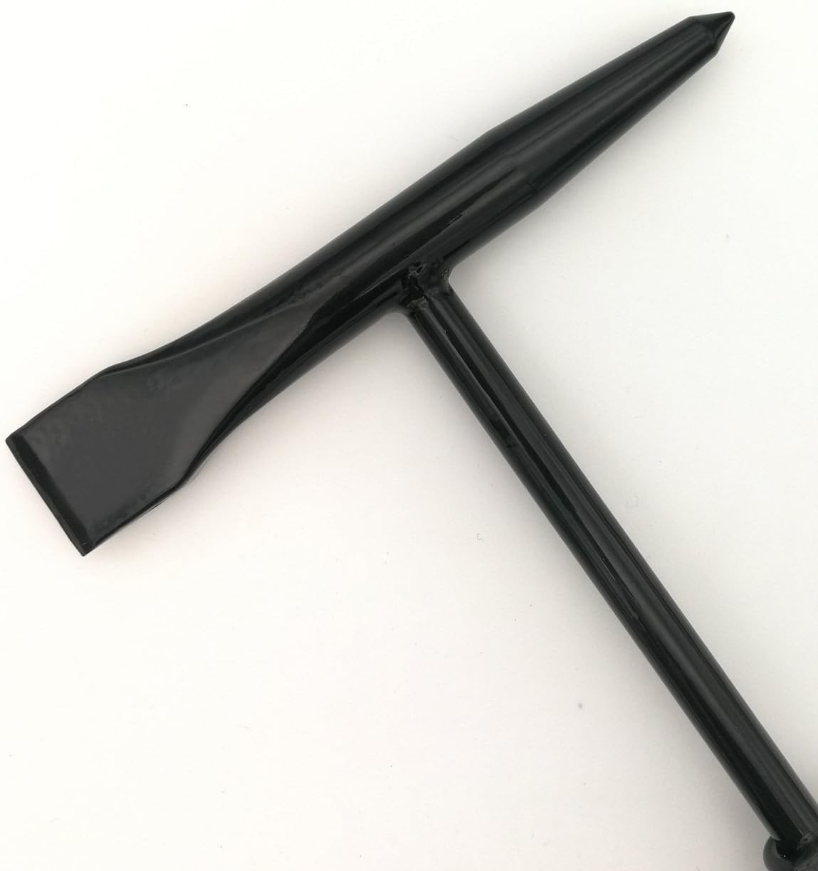 Welding Chipping Hammer with Coil Spring Handle,10.5",Cone and Vertical Chise...
