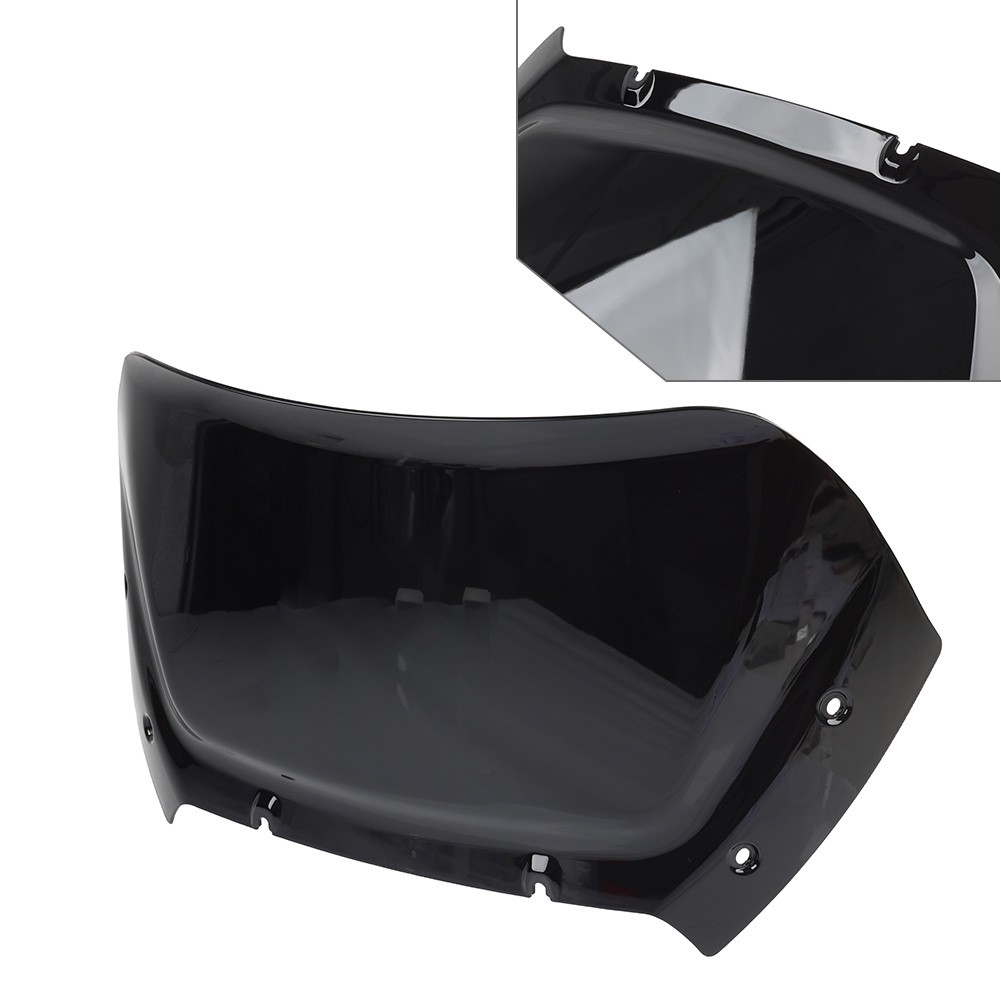 US 12'' Windscreen Windshield ForHarley Touring Road Glide CVO 2023 2024 Black