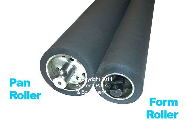 Alcolor Rollers Set For Heidelberg GTO52 2 Rollers Pan Form Offset Printing Part